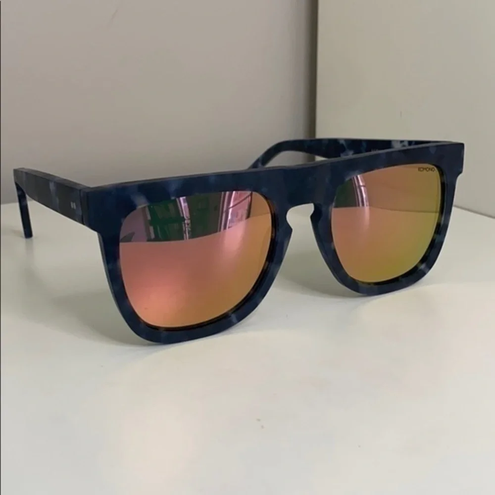 Komono Bennet Matte Indigo Demi Sunglasses blue